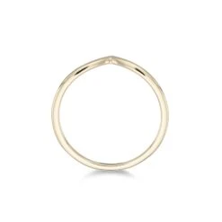 Chisholm Hunter Yellow Gold Plated Silver Wishbone Ring -Chisholm Hunter 4 139 01 0009 d 2