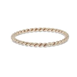 Chisholm Hunter Yellow Gold Plated Rope Ring -Chisholm Hunter 4 139 01 0010 d1