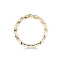 Chisholm Hunter Yellow Gold Plated Braided Ring -Chisholm Hunter 4 139 01 0021 d 2 1