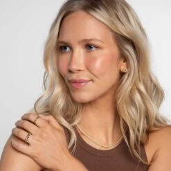 Chisholm Hunter Yellow Gold Plated Braided Ring -Chisholm Hunter 4 139 01 0021 om c 6