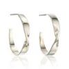 Chisholm Hunter Yellow Gold Plated Twisted Hoop Earrings -Chisholm Hunter 4 139 03 0015 p 1