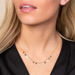 Chisholm Hunter Yellow Gold Plated Multi-Disc Necklace 6 Chisholm Hunter Yellow Gold Plated Multi-Disc Necklace -Chisholm Hunter 4 139 04 0001 ls 1 1