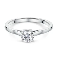 Chisholm Hunter Platinum Lab Grown 0.50ct Round Brilliant Diamond Solitaire Ring -Chisholm Hunter 61 01 01 0001