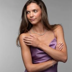 Chisholm Hunter Platinum Lab Grown 1.00ct Round Brilliant Diamond Shoulders Ring -Chisholm Hunter 61 01 01 0005 ls