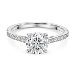 Chisholm Hunter Platinum Lab Grown 1.50ct Round Brilliant Diamond Shoulders Ring 9 Chisholm Hunter Platinum Lab Grown 1.50ct Round Brilliant Diamond Shoulders Ring -Chisholm Hunter 61 01 01 0006