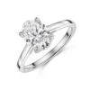 Chisholm Hunter Platinum Lab Grown 2.00ct Oval Diamond Solitaire Ring