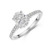 Chisholm Hunter Platinum Lab Grown 1.50ct Oval Diamond Shoulders Ring -Chisholm Hunter 61 01 03 0005 3