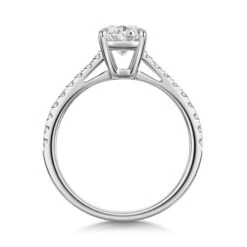 Chisholm Hunter Platinum Lab Grown 1.50ct Oval Diamond Shoulders Ring 10 Chisholm Hunter Platinum Lab Grown 1.50ct Oval Diamond Shoulders Ring -Chisholm Hunter 61 01 03 0005 s