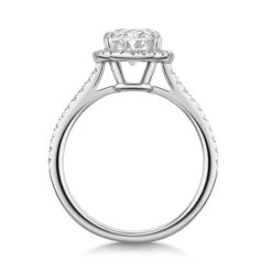 Chisholm Hunter Platinum Lab Grown 2.00ct Oval Diamond Halo Shoulders Ring 10 Chisholm Hunter Platinum Lab Grown 2.00ct Oval Diamond Halo Shoulders Ring -Chisholm Hunter 61 01 03 0010 s