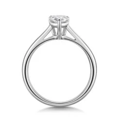 Chisholm Hunter Platinum Lab Grown 1.00ct Pear Diamond Solitaire Ring -Chisholm Hunter 61 01 05 0001 2