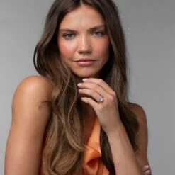 Chisholm Hunter Platinum Lab Grown 1.50ct Pear Diamond Halo Shoulders Ring -Chisholm Hunter 61 01 05 0009 ls