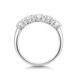 Chisholm Hunter 18ct White Gold Lab Grown 5 Stone 1.50ct Diamond Ring -Chisholm Hunter 61 01 09 0003 s