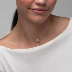 Chisholm Hunter Platinum Lab Grown 1.15ct Round Brilliant Diamond Halo Pendant