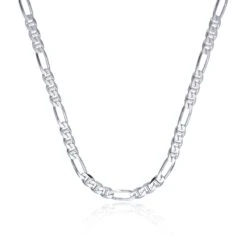Chisholm Hunter Silver Figaro Rambo Gents Chain