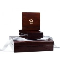 Chisholm Hunter 18ct Yellow Gold Emerald Cut 0.50ct Diamond Solitaire -Chisholm Hunter ch luxury jewellery boxes 33 15 17