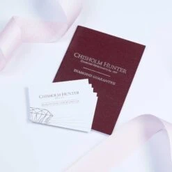 Chisholm Hunter 9ct Yellow Gold Pear Cut Ruby And 0.07ct Diamond Halo Stud Earrings -Chisholm Hunter diamondpassport p 11