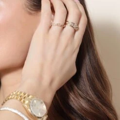 Chisholm Hunter 9ct Yellow Gold Brilliant Cut 0.21ct Diamond Link Fancy Band 15 Chisholm Hunter 9ct Yellow Gold Brilliant Cut 0.21ct Diamond Link Fancy Band -Chisholm Hunter gold 2