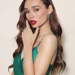 Chisholm Hunter 9ct Yellow Gold Cubic Zirconia Tennis Bracelet 18 Chisholm Hunter 9ct Yellow Gold Cubic Zirconia Tennis Bracelet -Chisholm Hunter green 10 1