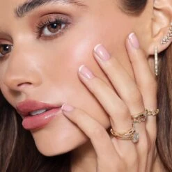 Chisholm Hunter 9ct Yellow Gold Baguette And Brilliant Cut 1.25ct Diamond Hoop Earrings -Chisholm Hunter green 7