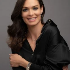 Chisholm Hunter 18ct White Gold Diamond 0.23ct And London Blue Topaz 2.05ct Halo Earrings -Chisholm Hunter london