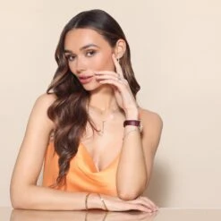 Chisholm Hunter 9ct Yellow Gold Cubic Zirconia Tennis Bracelet 15 Chisholm Hunter 9ct Yellow Gold Cubic Zirconia Tennis Bracelet -Chisholm Hunter orange 2 1