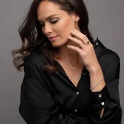 Chisholm Hunter 18ct White Gold Diamond 0.13ct And Peridot 1.80ct Halo Earrings -Chisholm Hunter peridottt